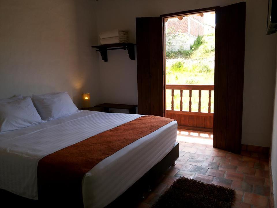 Casona Chara Hotel Barichara Buitenkant foto